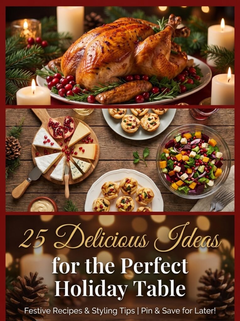 25 Delicious Ideas for the Perfect Holiday Table
