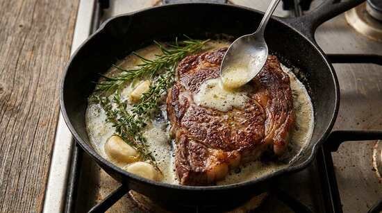 Baste Steak With Butter: Juicy Steak Guide 3 Aromatics for Butter-Basted Steak