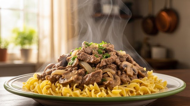 Delicious Beef Stroganoff Recipe + Easy Comfort (Family Favorite!) 2 Delicious Beef Stroganoff Recipe + Easy Comfort (Family Favorite!)