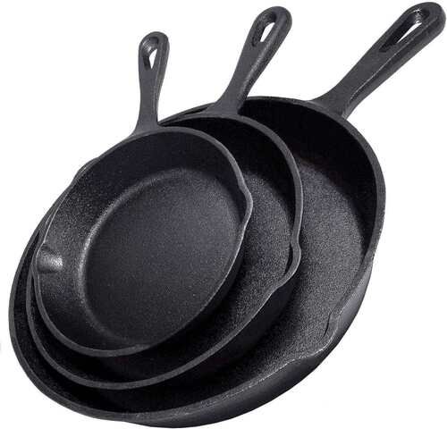 Simple Chef Cast Iron Skillet