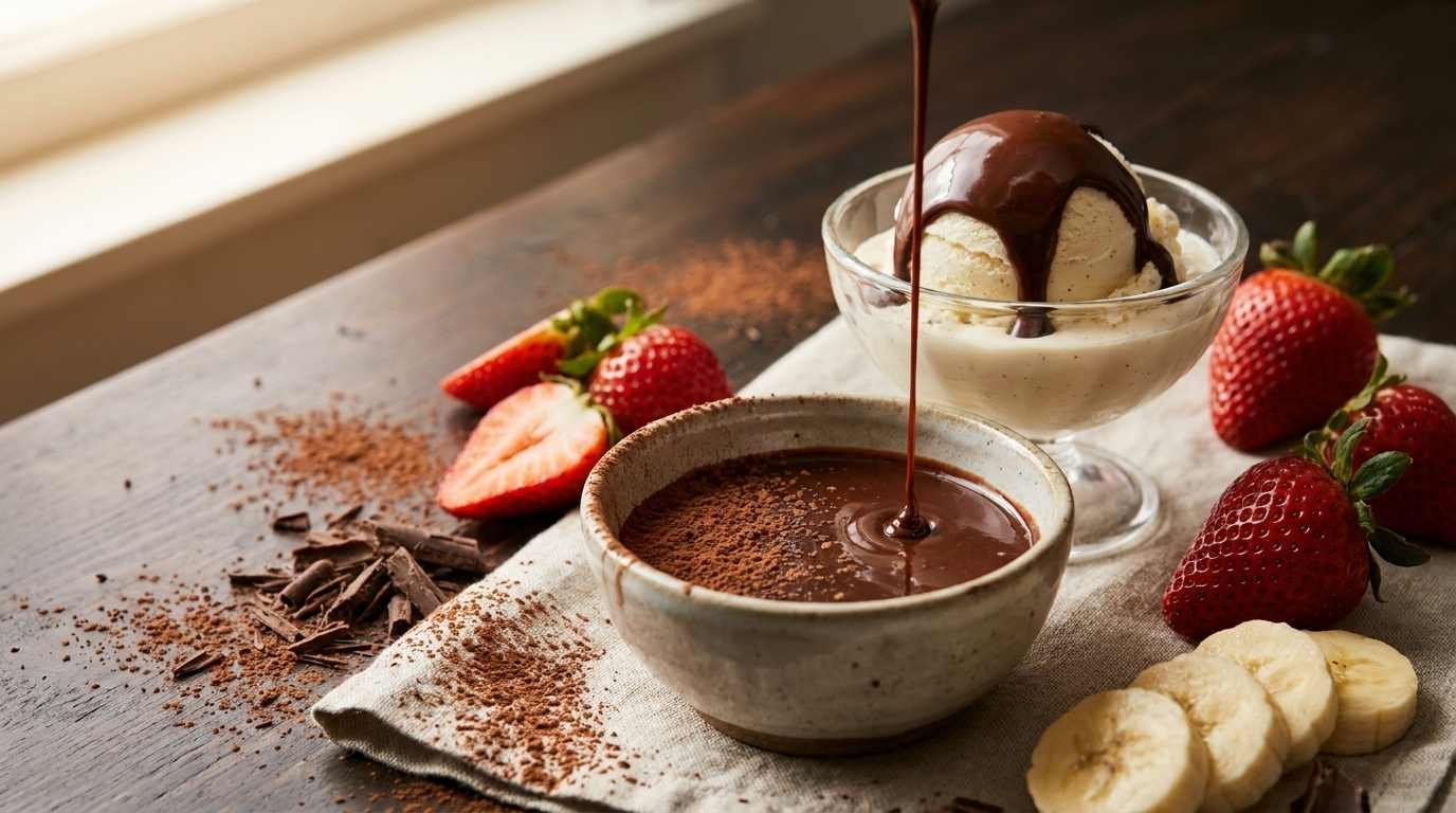 Chocolate Sauce with Cocoa Powder: Easy Homemade Recipe 4 Chocolate Sauce with Cocoa Powder: Easy Homemade Recipe