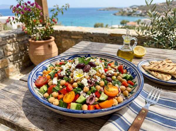 Easy Mediterranean Salad Recipes for Dinner 2 Mediterranean Chickpea Salad Recipes