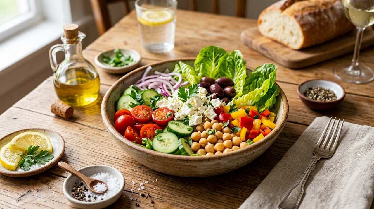 Easy Mediterranean Salad Recipes for Dinner 2 Easy Mediterranean Salad Recipes for Dinner