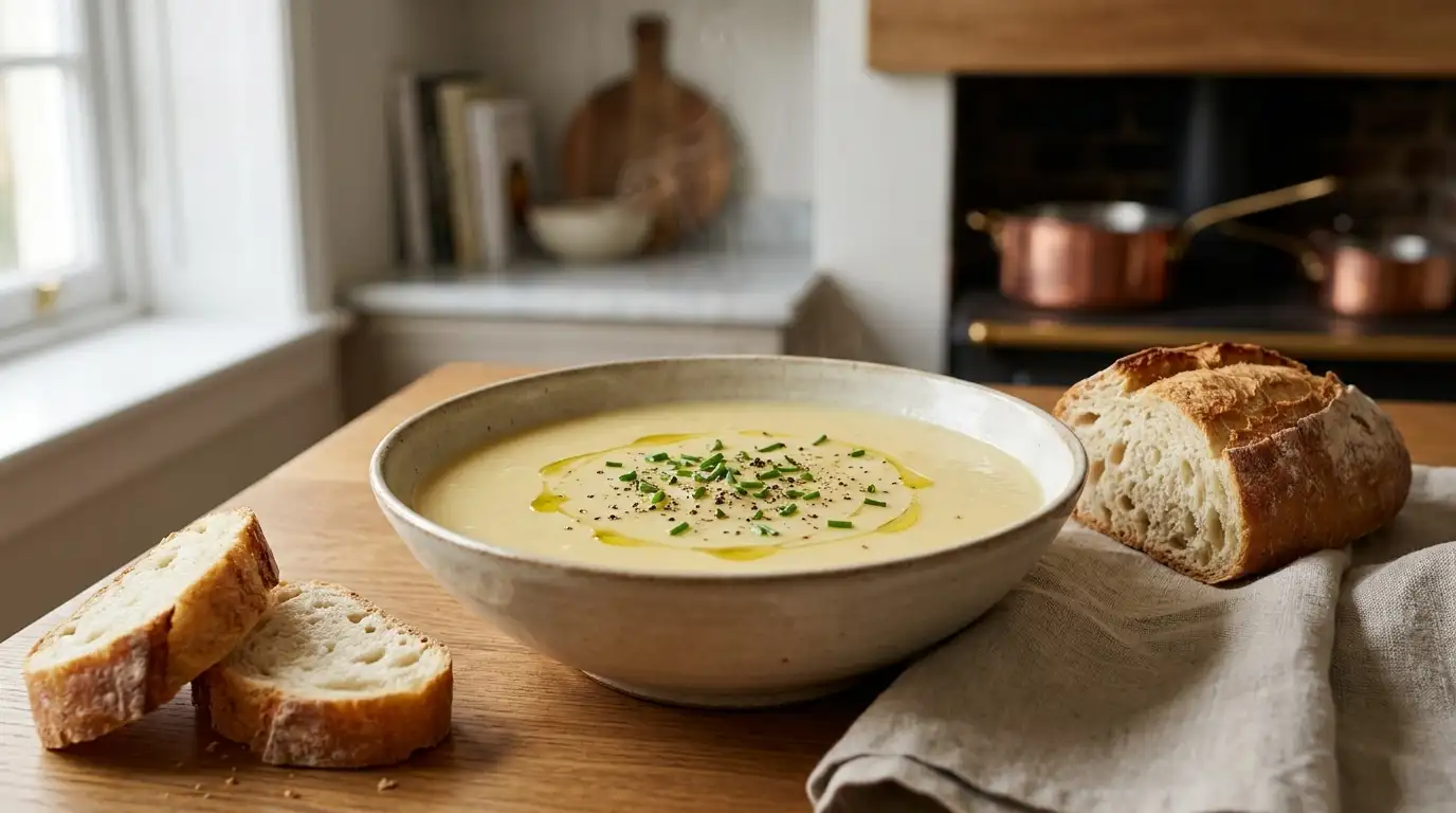 Potato Leek Soup Recipe: Creamy & Easy 3 Potato Leek Soup Recipe: Creamy & Easy