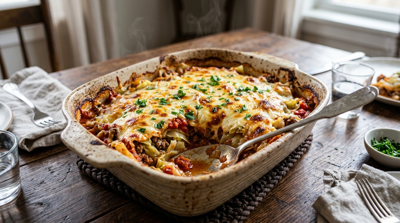 Cabbage Casserole Recipe: Easy & Cheesy Comfort Food